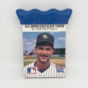 Vintage 1990 Pro Vision Baseball Flipp Tipps Book Don Mattingly NY Yankees